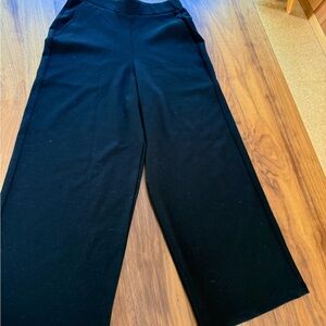 Wool & Merino Wool wide Cropped Pants